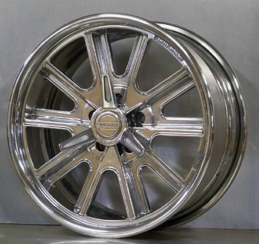 18s 407SP set of 4 18x9/18x10 Shelby full polished 05-22 Mustang
